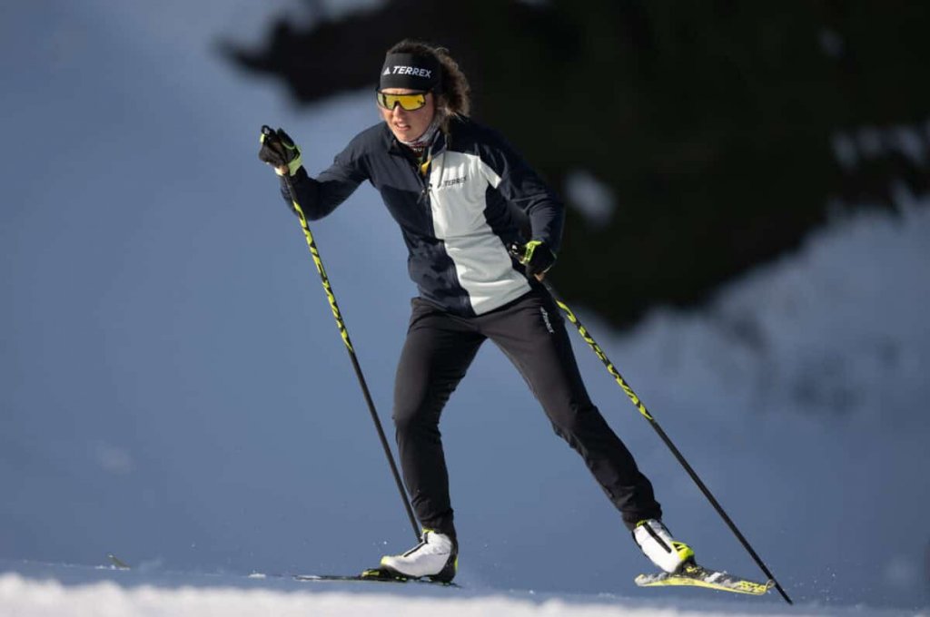Bývalá nemecká biatlonistka Laura Dahlmeierová je nezvestná po páde počas horolezeckého výstupu v Pakistane. Záchranári sa k nej zatiaľ nedostali, no z vrtuľníku nezachytili podľa DPA žiadne známky života. Zdroj: FOTO TASR/DPA