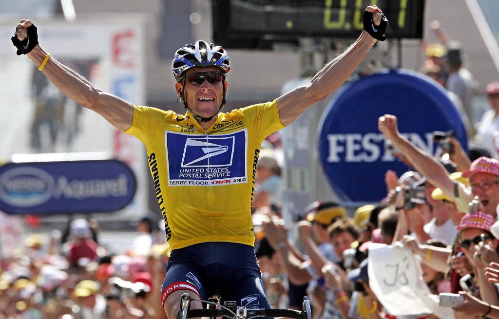 Najznámejším prípadom dopingového previnenia vo svete cyklistiky je Lance Armstrong. FOTO: x.com/@banbadmen